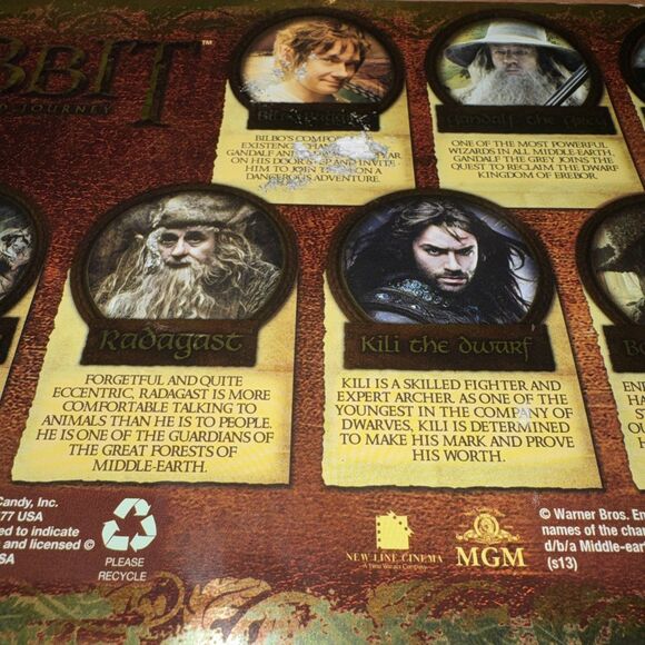 The Hobbit An Unexpected Journey PEZ Lord Of The Rings 8 Dispenser Set - Picture 4 of 6